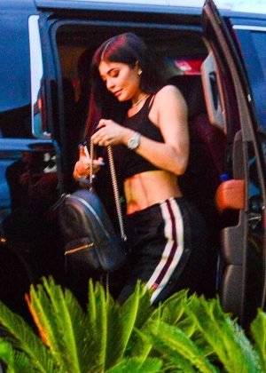 Kylie Jenner - Out and about in Miami 